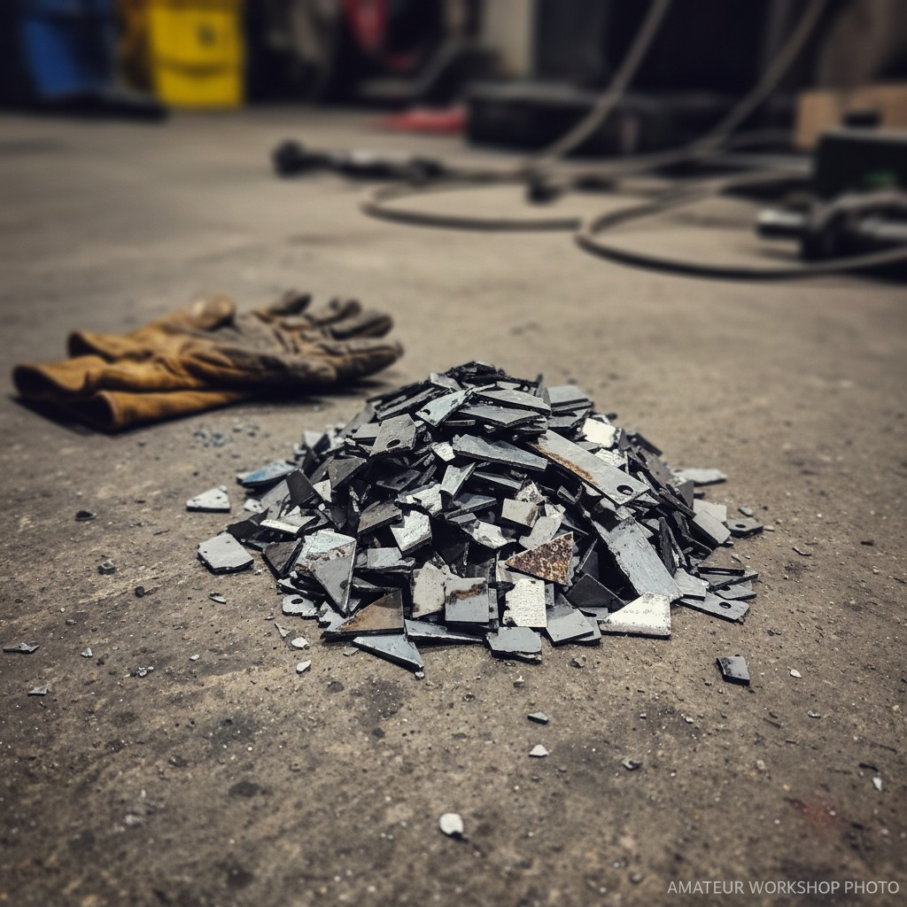 Chutes acier S235 petit format - lot de 5