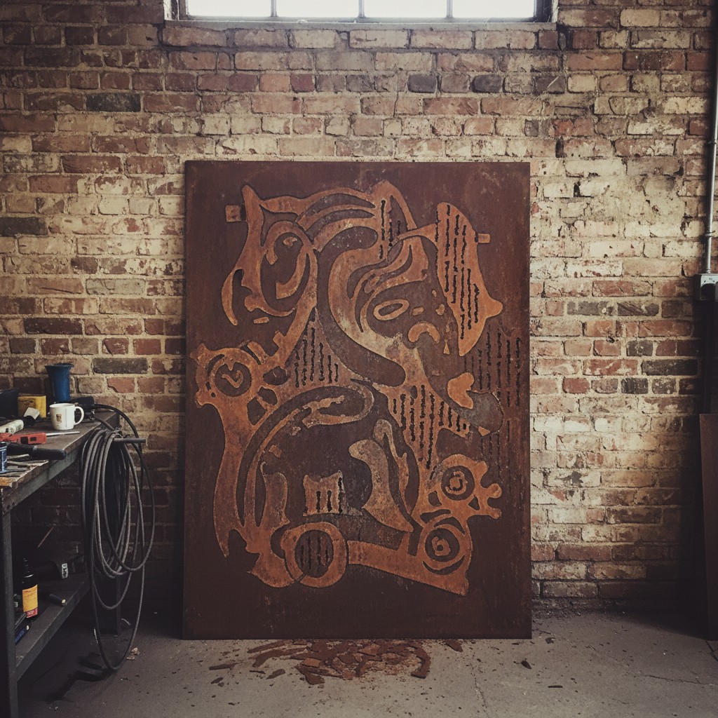 Corten B 5mm pour façade